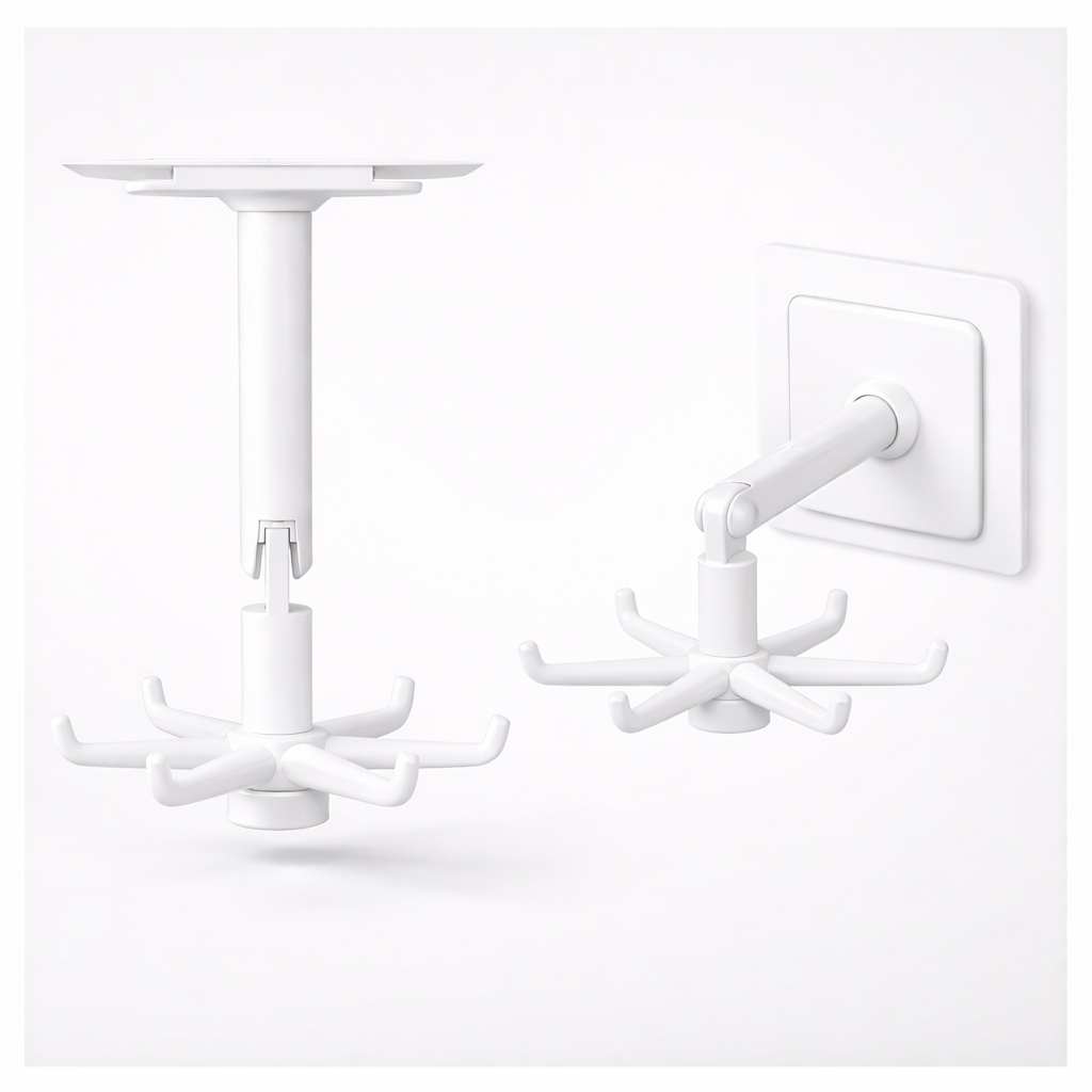 Buy 1 Get 1 FREE! 360° Rotating Folding Hooks – 2 PCS Set