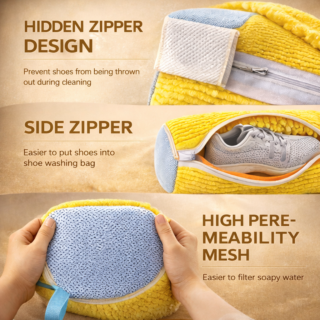 Shoe Washing Bag – 360° Deep Cleaning